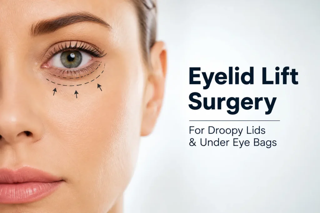 Blepharoplasty in Mohali Eyelid Lift Surgery for Droopy Lids and Under Eye Bags