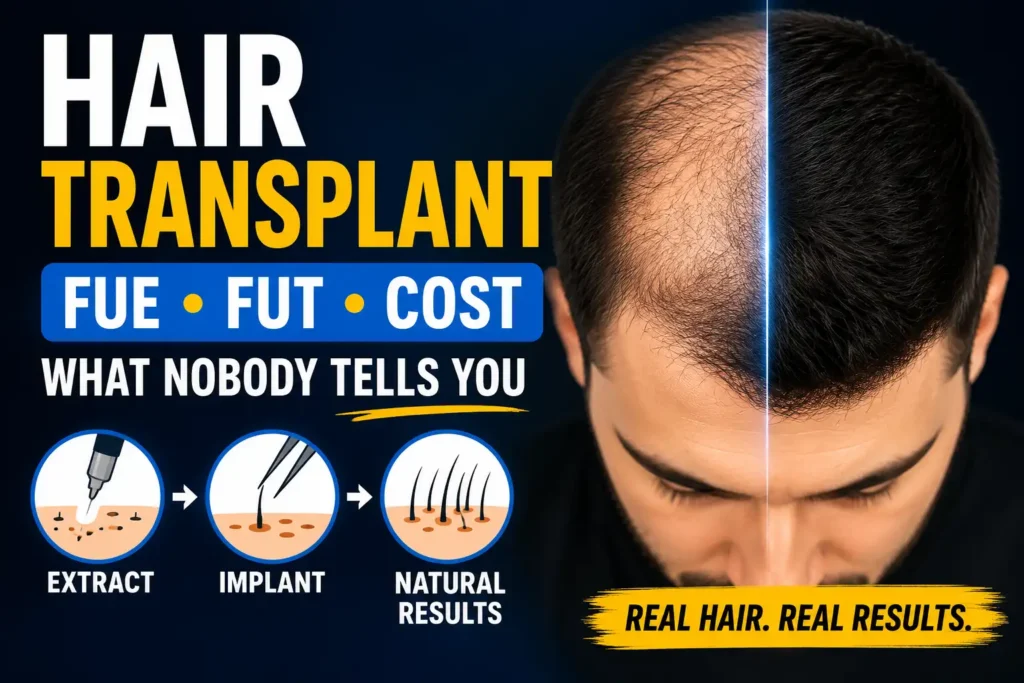 Hair Transplant in Mohali FUE, FUT, Graft Count, Cost and What Nobody Tells You Before You Book