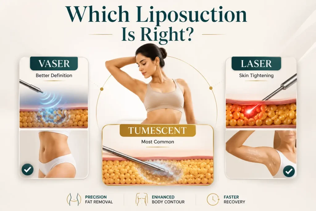 Types of Liposuction Surgery in Mohali Offered Today