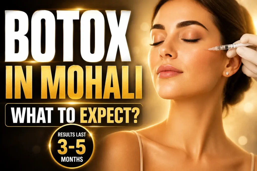 Botox treatment in Mohali relaxes facial muscles to smooth wrinkles, reduce sweating, and reshape features, without surgery or downtime.