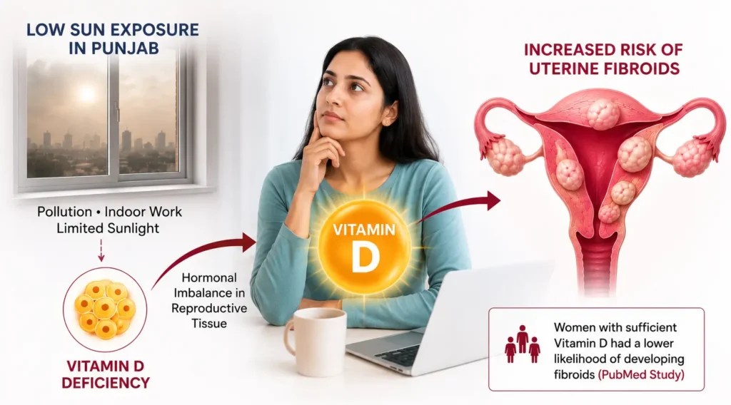 Vitamin D Deficiency Actually Cause Fibroids