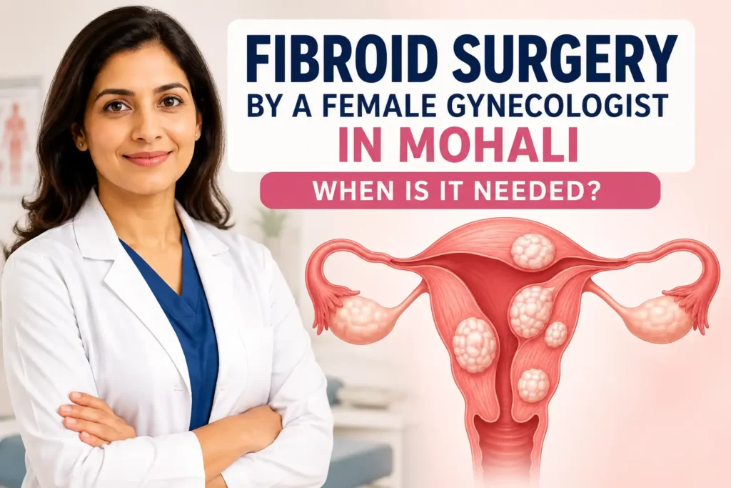 Fibroid Surgery by Female Gynecologist in Mohali