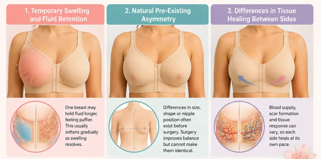 breast asymmetry after reduction in Mohali