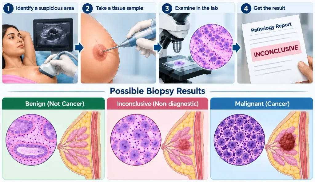 inconclusive breast biopsy in Mohali